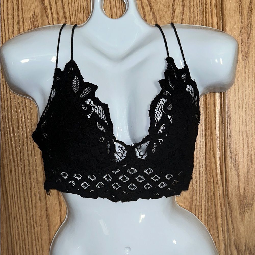 Elegant Black Lace Bralette